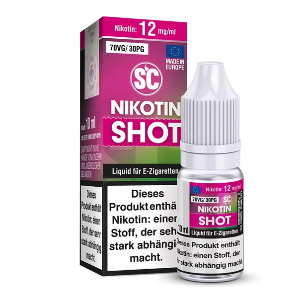 SC - 10 ML Nikotin Shot 12 mg/ml 70VG/30PG